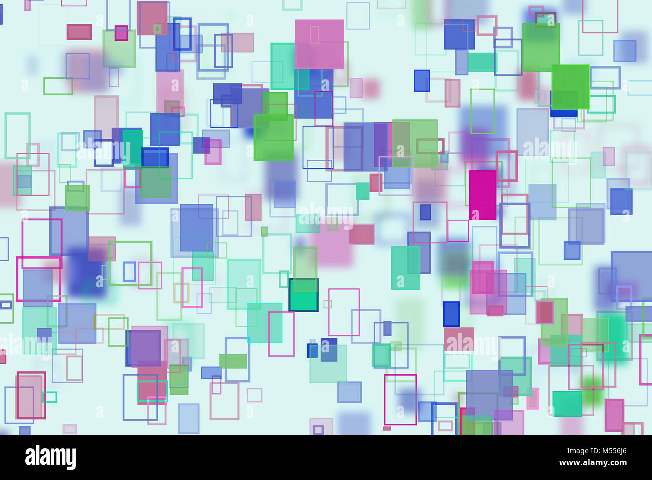 Random square & rectangle shape, digital generative art for design ...