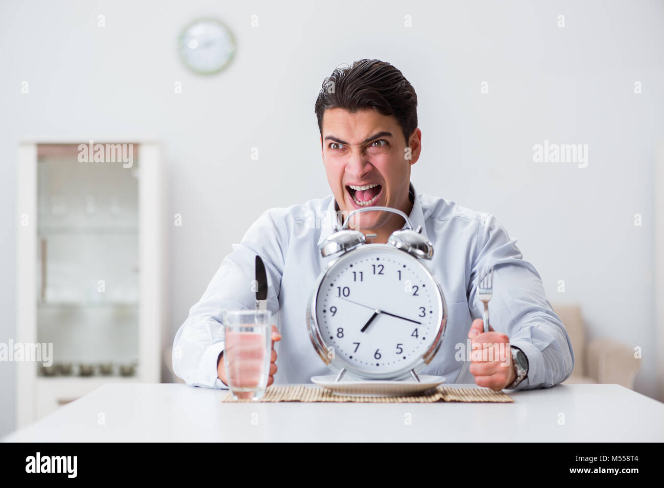 The concept of slow service in restaurants Stock Photo Alamy