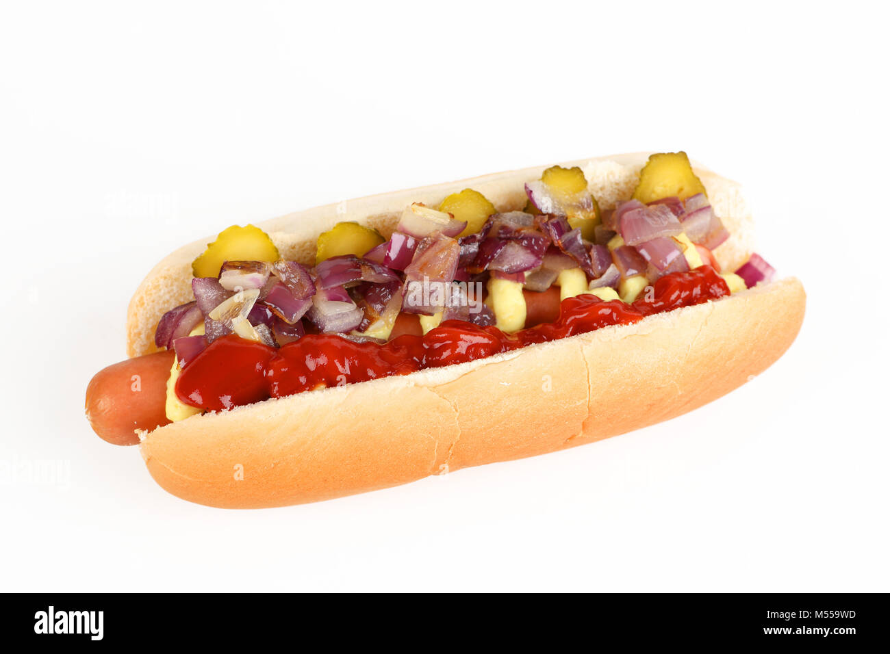 Hot Dog Stock Photo