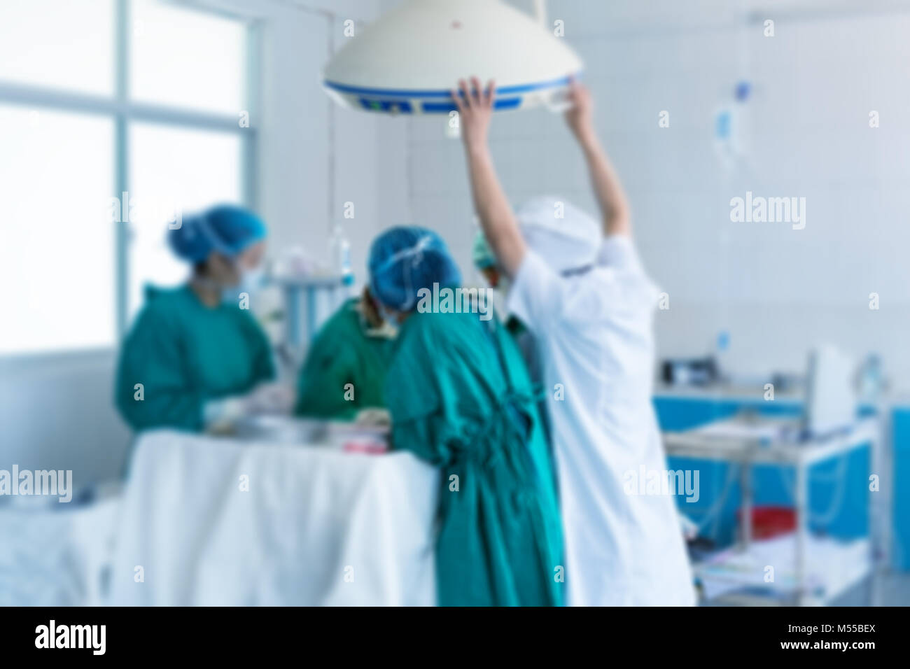 emergency operating room Stock Photo