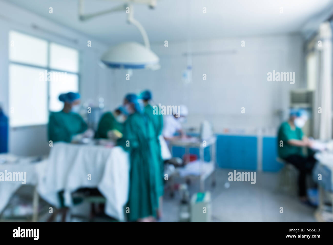 operating room background Stock Photo