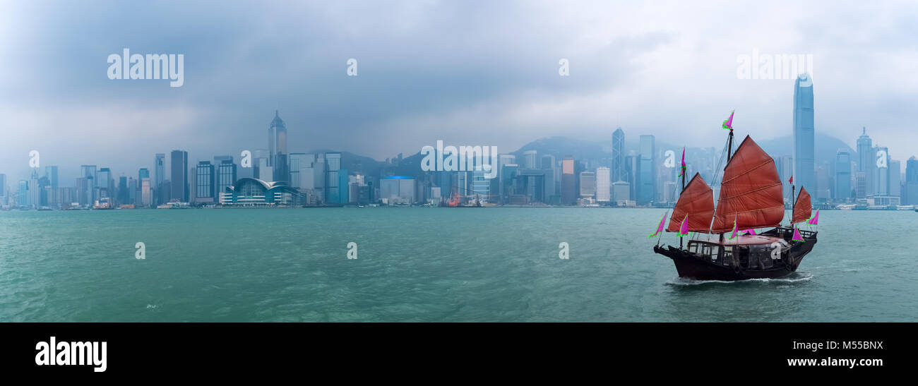 hong kong scenery Stock Photo