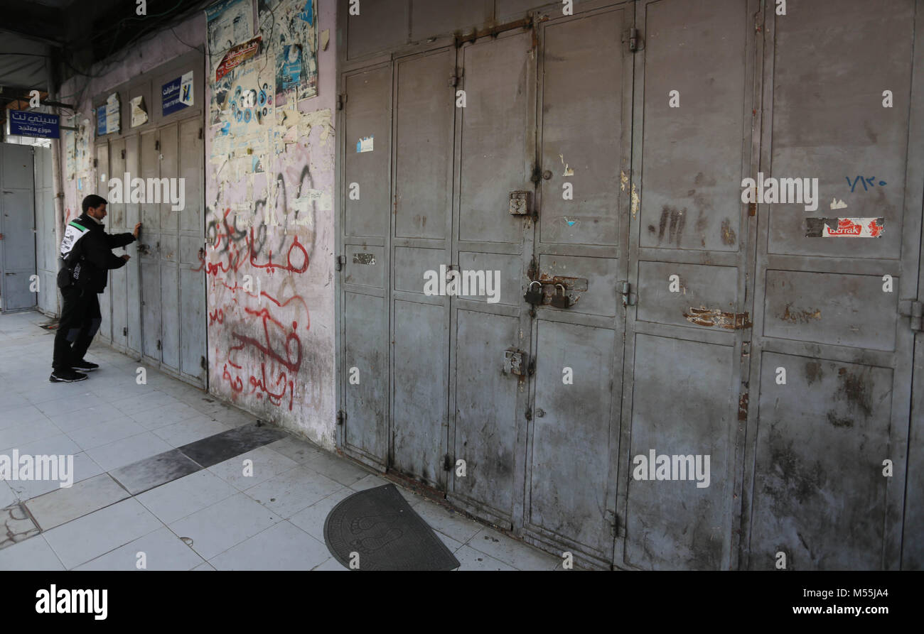 Gaza City, Gaza Strip, Palestinian Territory. 20th Feb, 2018. A ...