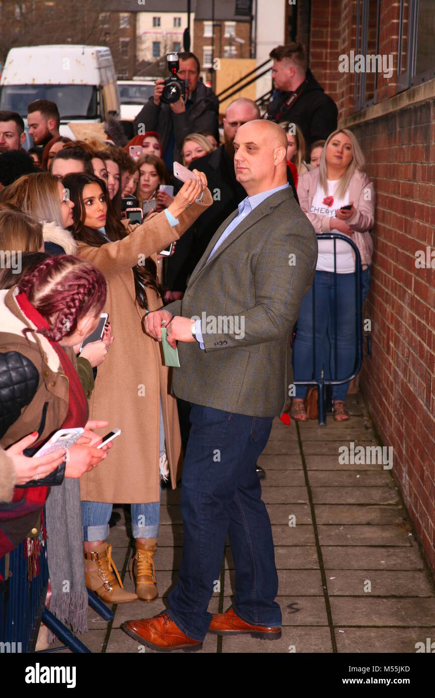 Newcastle upon Tyne, UK. 20th February, 2018. Pop Star Cheryl (Cheryl-Fernandez-Versini) Opening of The Prince's Trust and Cheryl's Trust centre. Newcastle upon Tyne, UK, Febuary 20th 2018, Credit: DEW/Alamy Live News Stock Photo