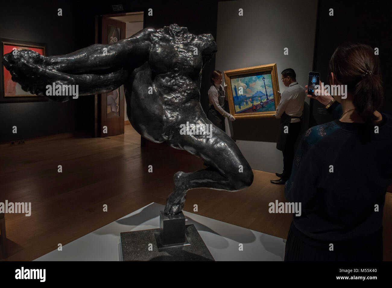 London, UK. 20th February, 2018. Iris, messagère des Dieux by Rodin ...