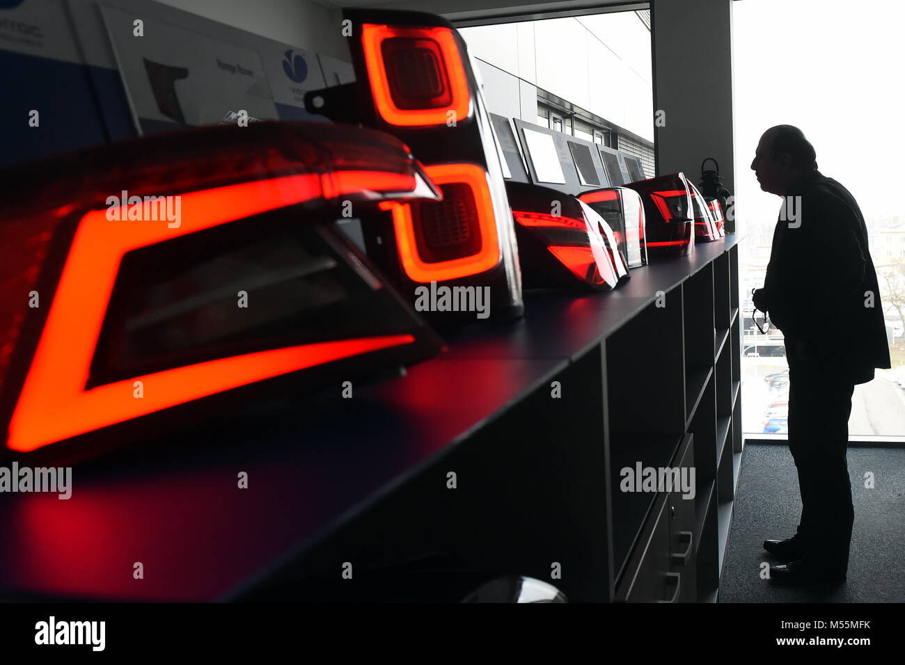 Ostrava, Czech Republic. 20th Feb, 2018. The new lighting technology