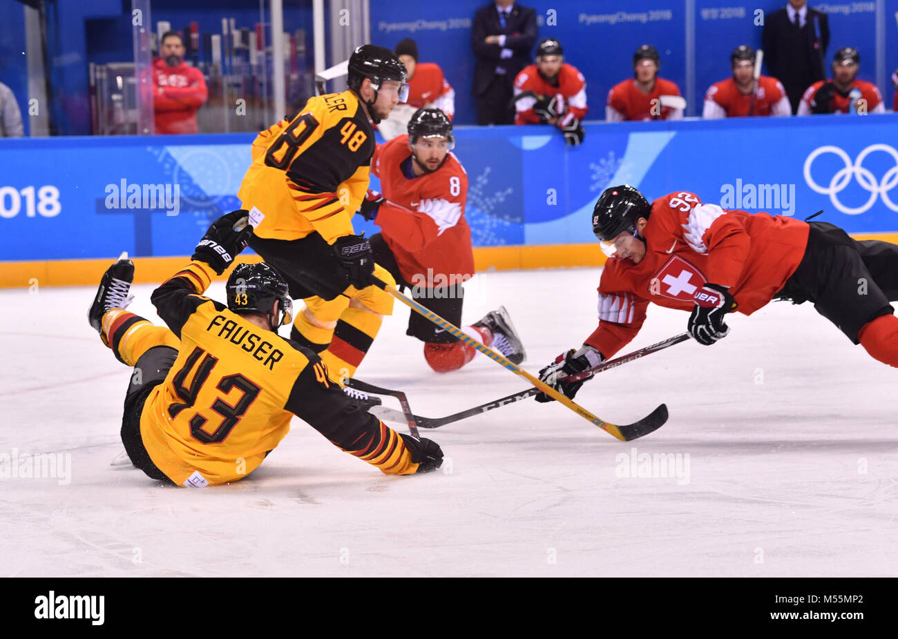 20 February 2018, South Korea, Gangneung, Olympics, Ice Hockey, Mens