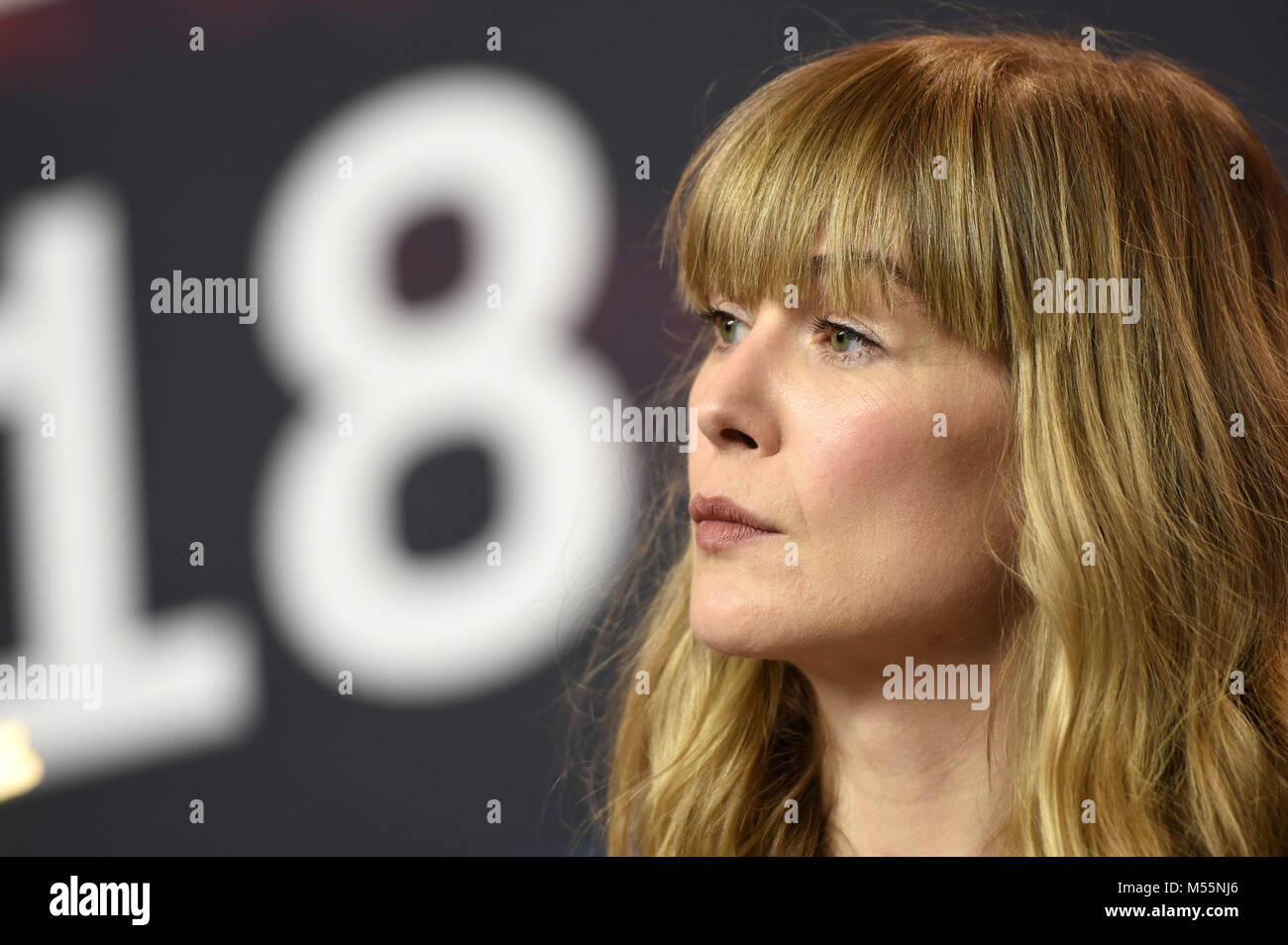 Rosamund Pike during the '7 Days in Entebbe / 7 Tage in Entebbe' press