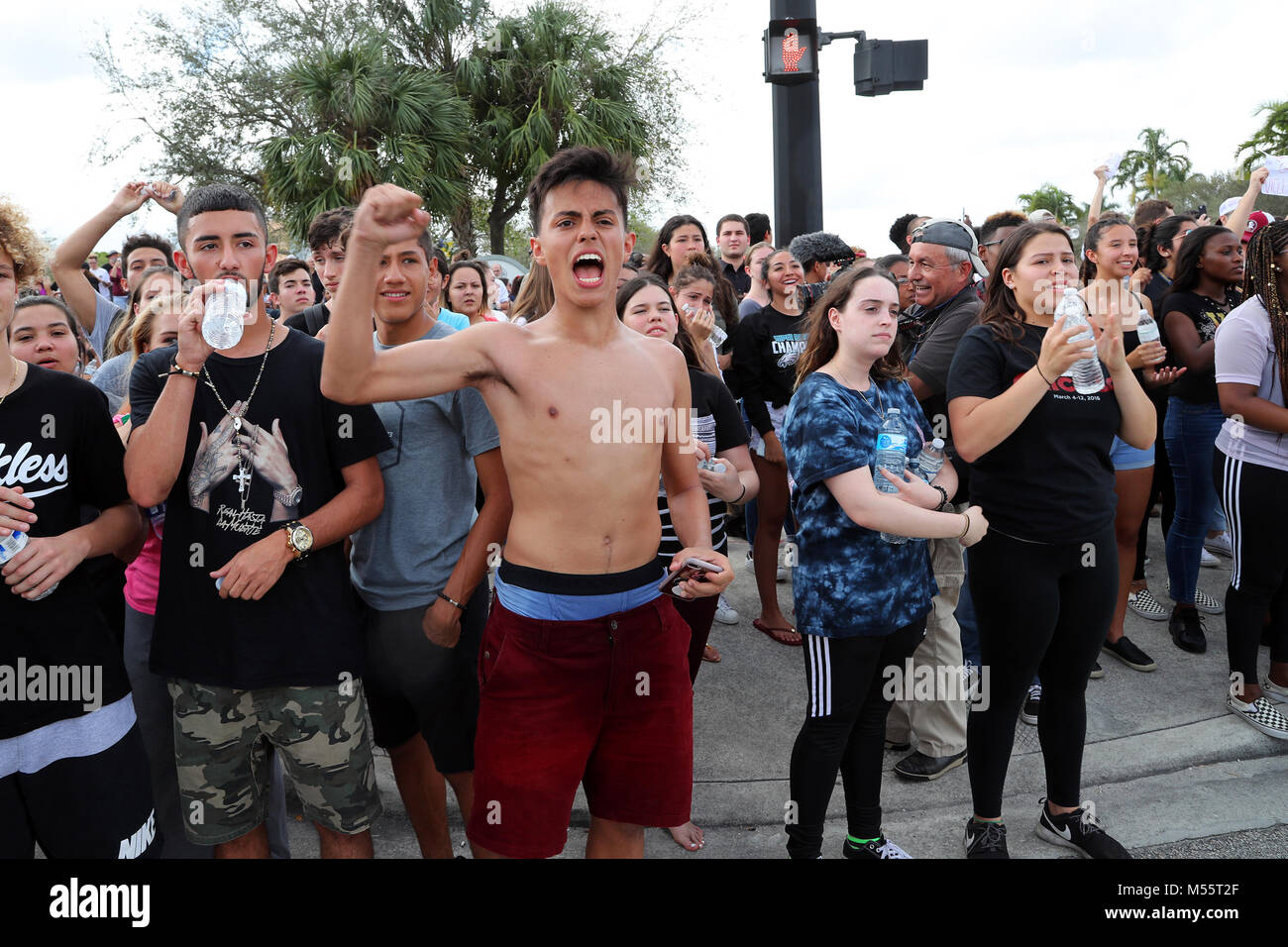 Parkland, FL, USA. 20th Feb, 2018. West Boca Raton Community High