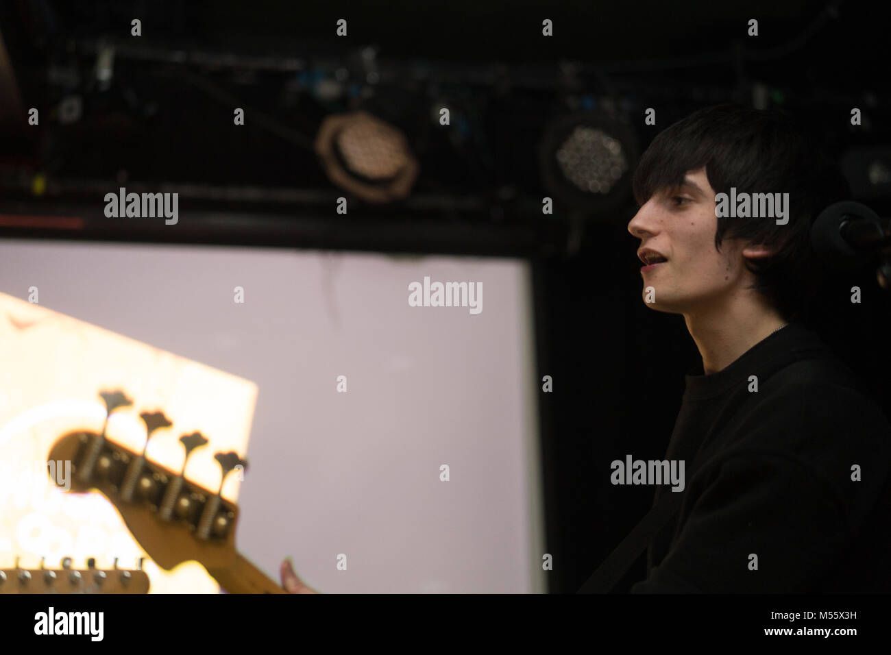 London, UK. 20th Feb, 2018. Husky Loops performing live on stage at The Lexington in London. Photo date: Tuesday, February 20, 2018. Photo: Roger Garfield/Alamy Credit: Roger Garfield/Alamy Live News Stock Photo