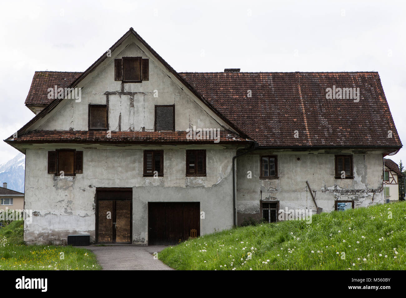 160-year-old Kreuztrotte in Meggen, Lucerne, Switzerland, Europe Stock Photo