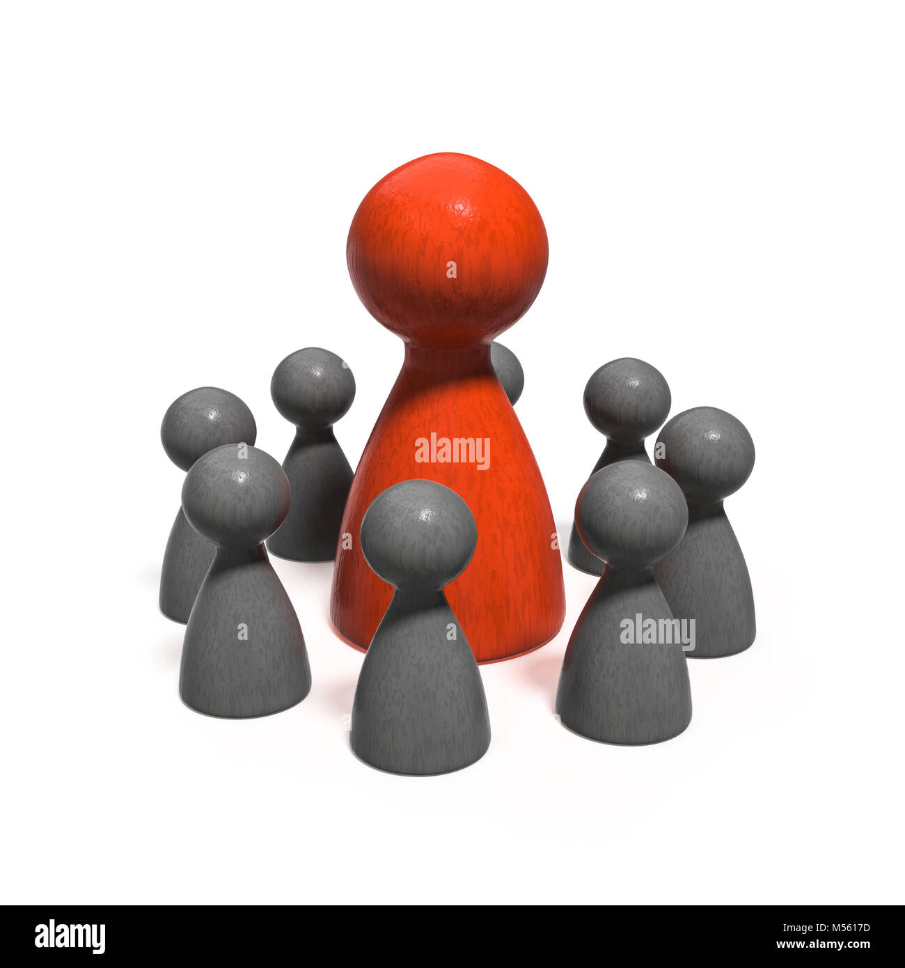 game figures building a team Stock Photo Alamy