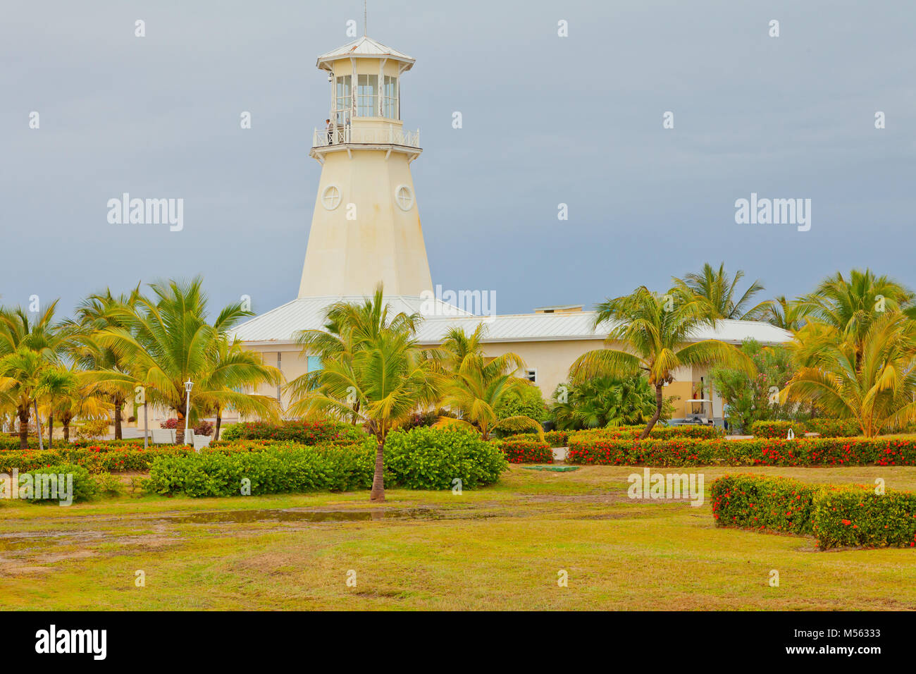 Lighthouse on the beach in Varadero Cuba Stock Photo