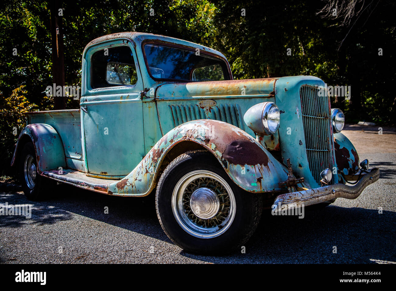 Old Truck, California, USA. Stock Photo