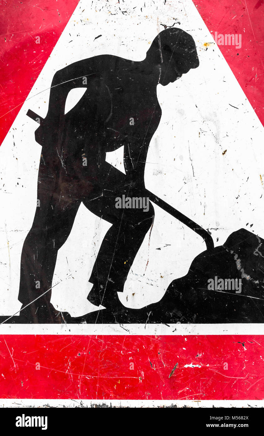 Work in progress road sign hires stock photography and images Alamy