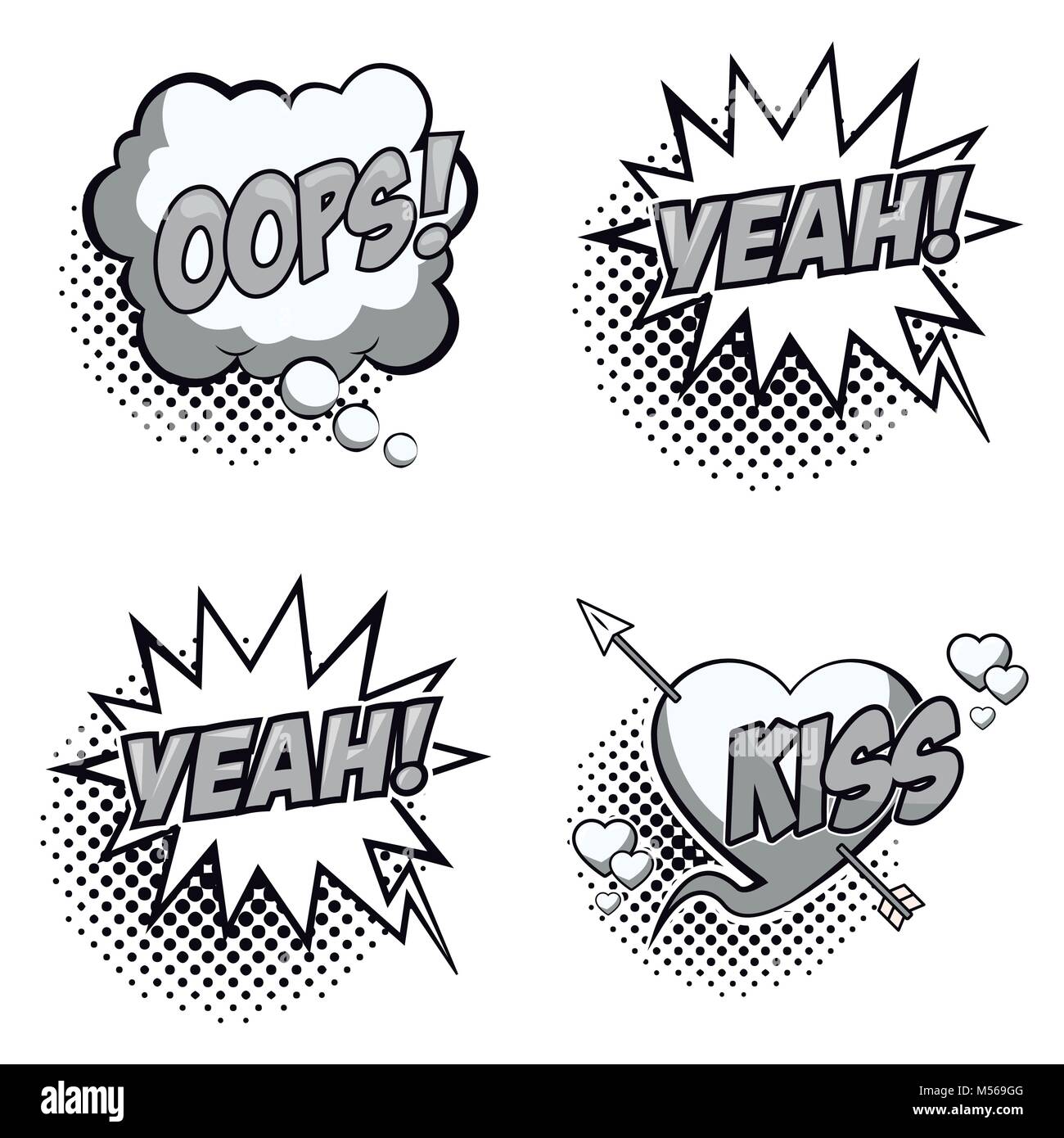 Pop art expressions Stock Vector Image & Art - Alamy