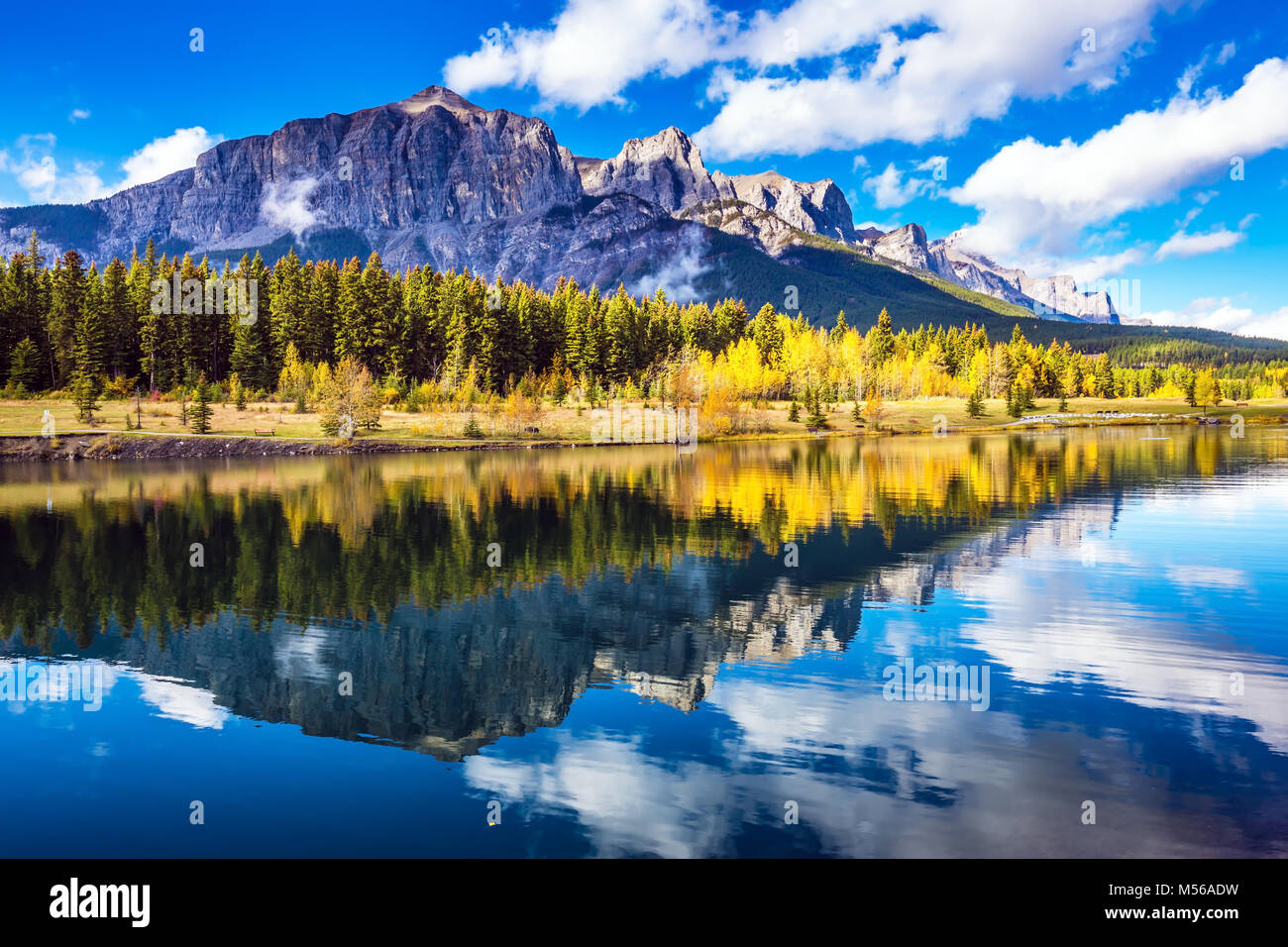 Canmore, near Banff Stock Photo Alamy