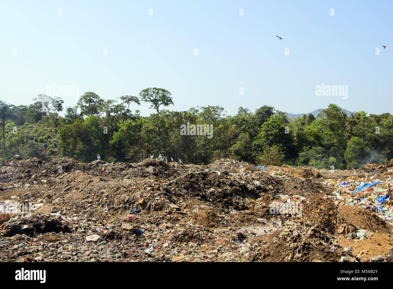Large garbage dump waste Stock Photo Alamy