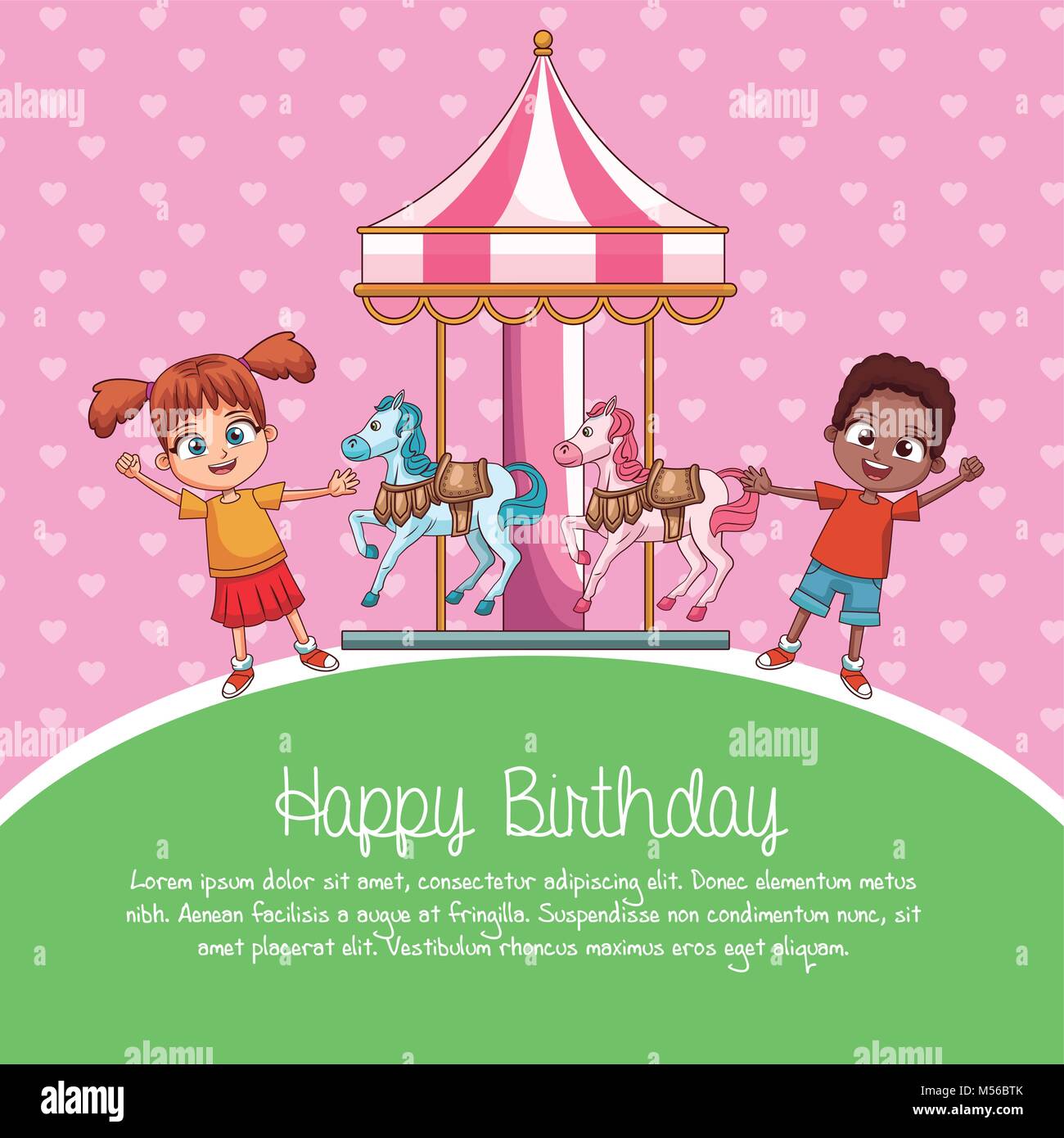 Happy birthday card cartoons Stock Vector Image & Art - Alamy