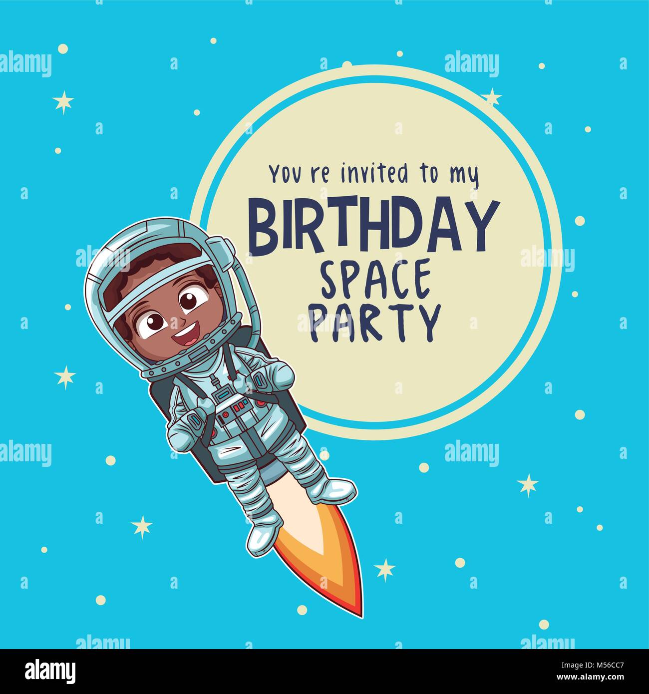 Happy birthday invitation card Stock Vector Image & Art - Alamy