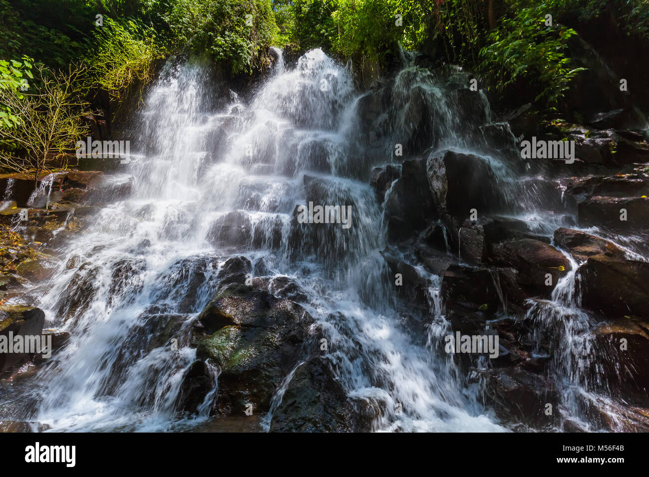 Kanto Lampo Waterfall on Bali island Indonesia Stock Photo