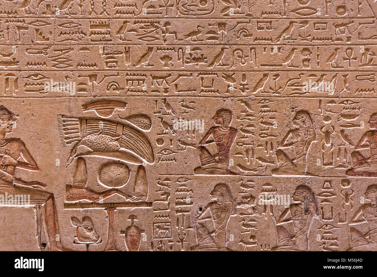 Old egypt scriptures background Stock Photo