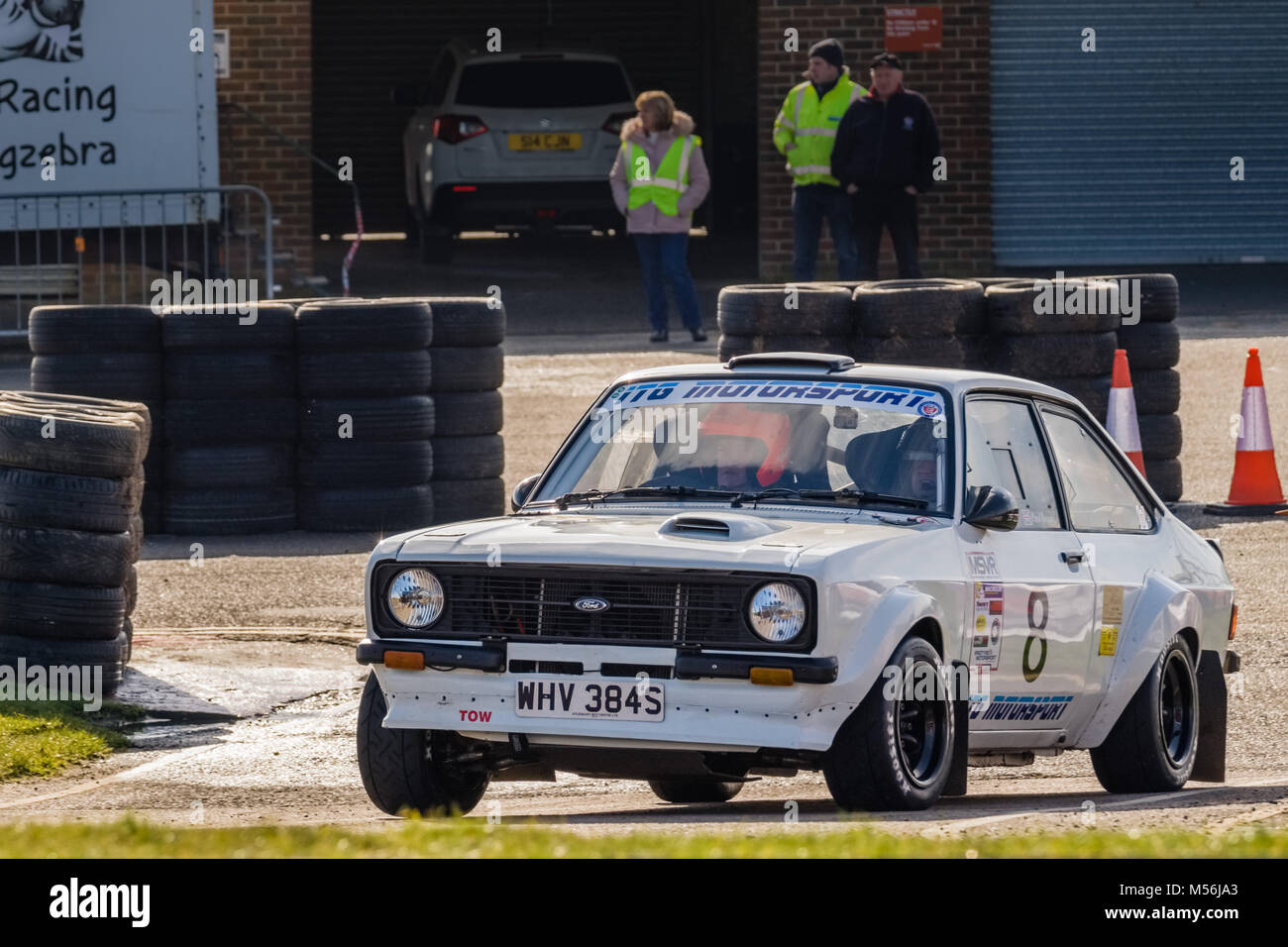 Snetterton Rally Stages, February 2018 Stock Photo