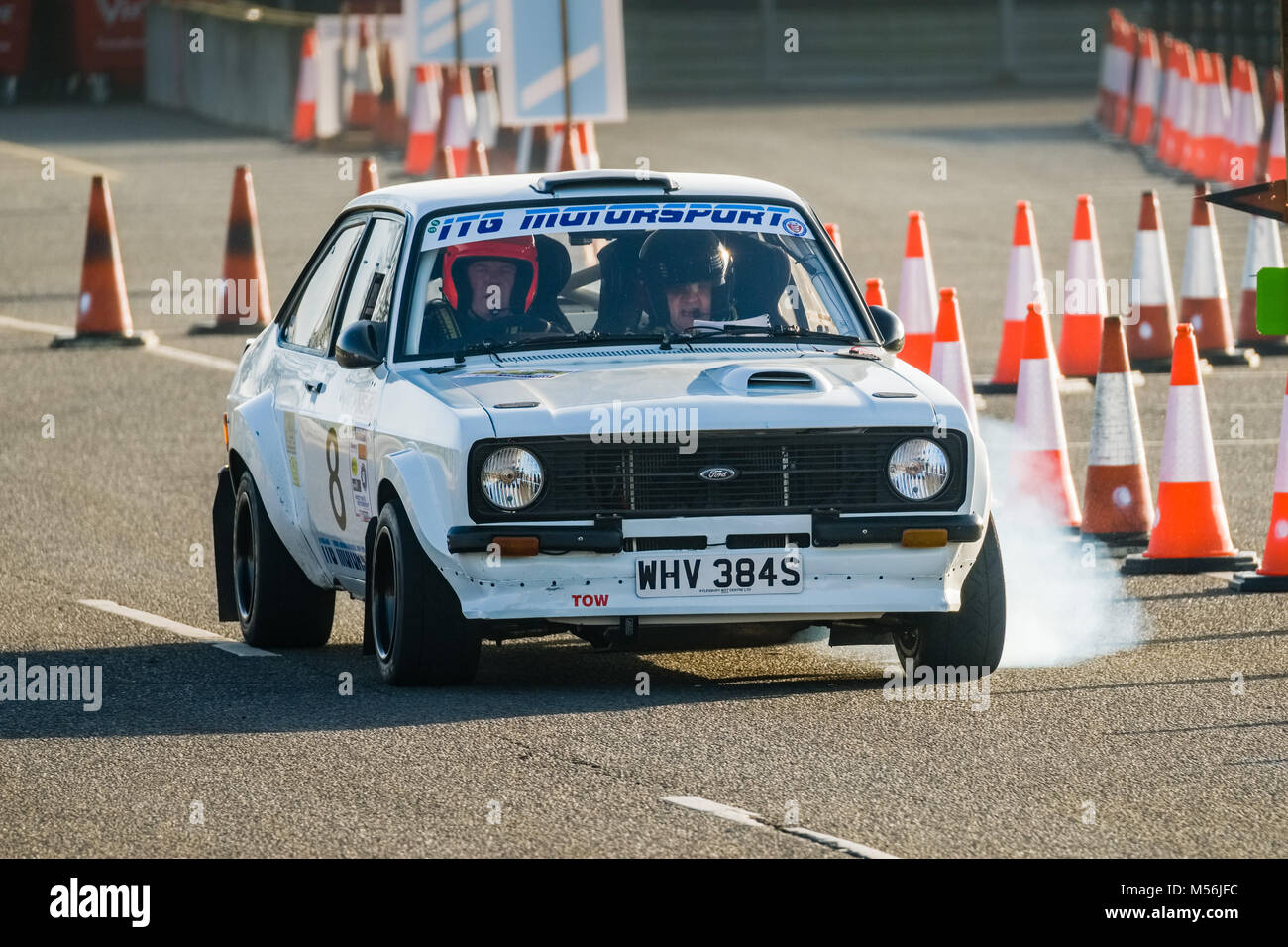 Snetterton Rally Stages, February 2018 Stock Photo