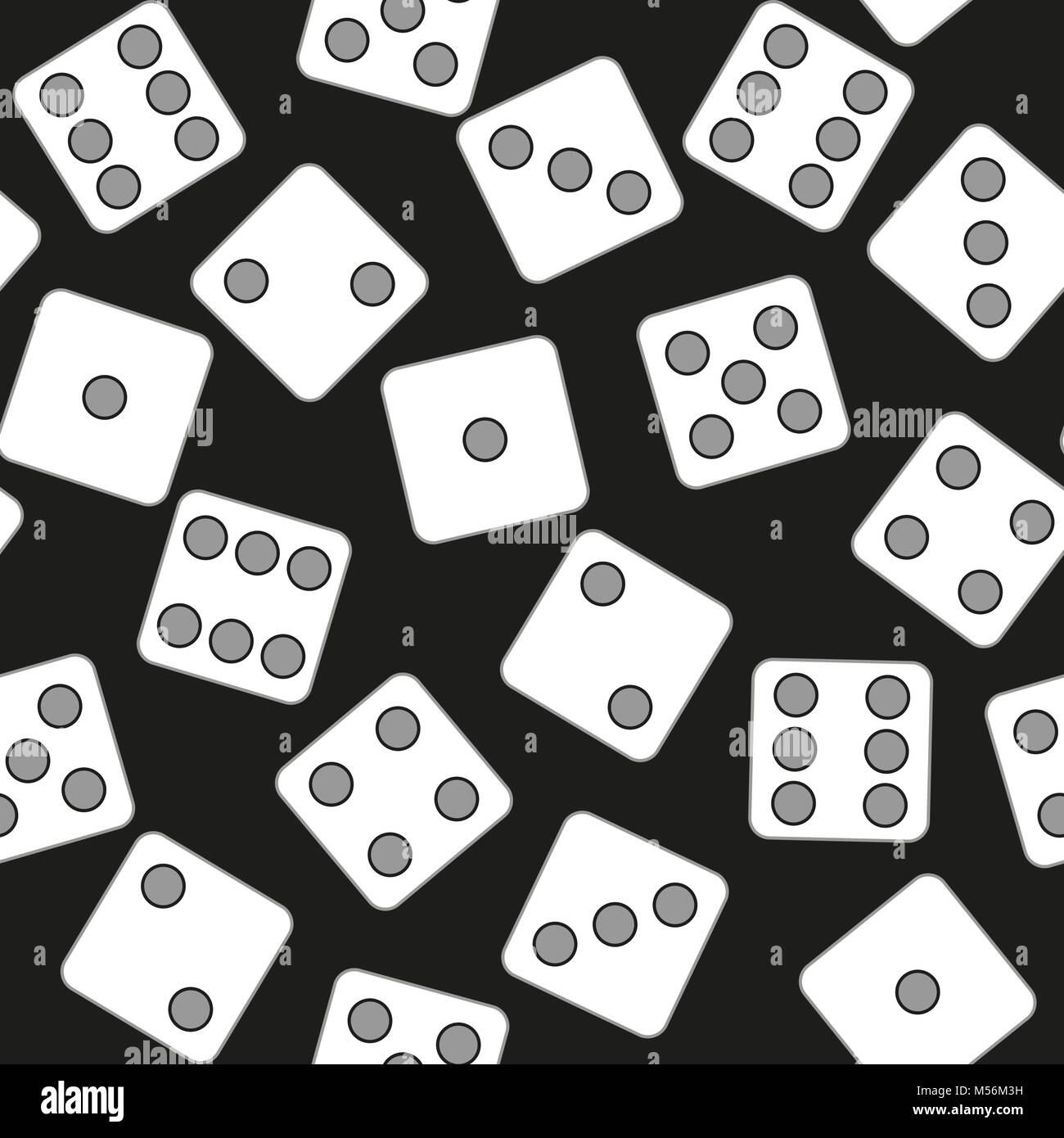 White dice patterns hi-res stock photography and images - Alamy
