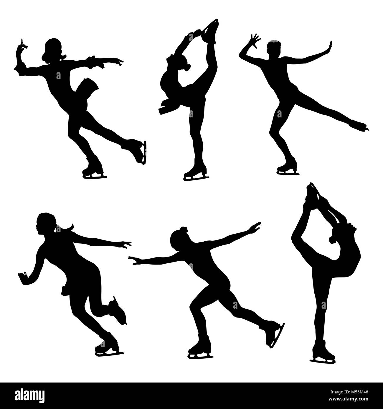 Ice skate spin Black and White Stock Photos & Images Alamy