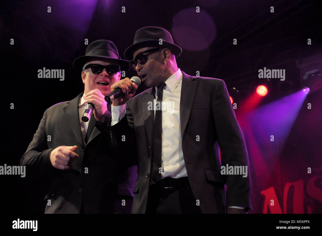 The Original Blues Brothers Band famous blues band playing on Nisville jazz  festival, on August 17, 2014 in Nis; Serbia Stock Photo - Alamy