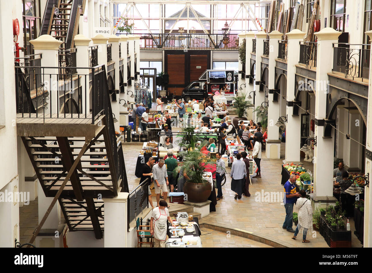 The Saturday morning Palms market, with fresh farmstyle food and craft