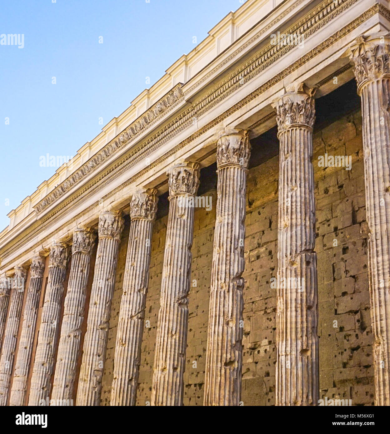 The Exterior of the Pantheon in Rome, Italy Stock Photo
