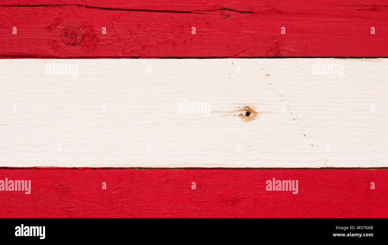 Rustic wooden Austrian flag using a s background Stock Photo - Alamy
