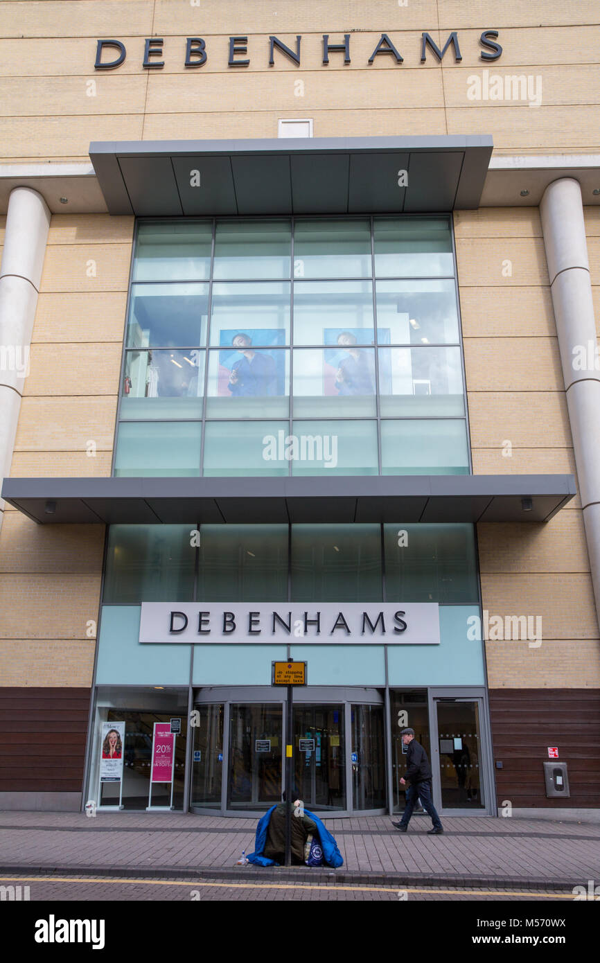 Debenhams store frontage Birmingham, UK Stock Photo Alamy