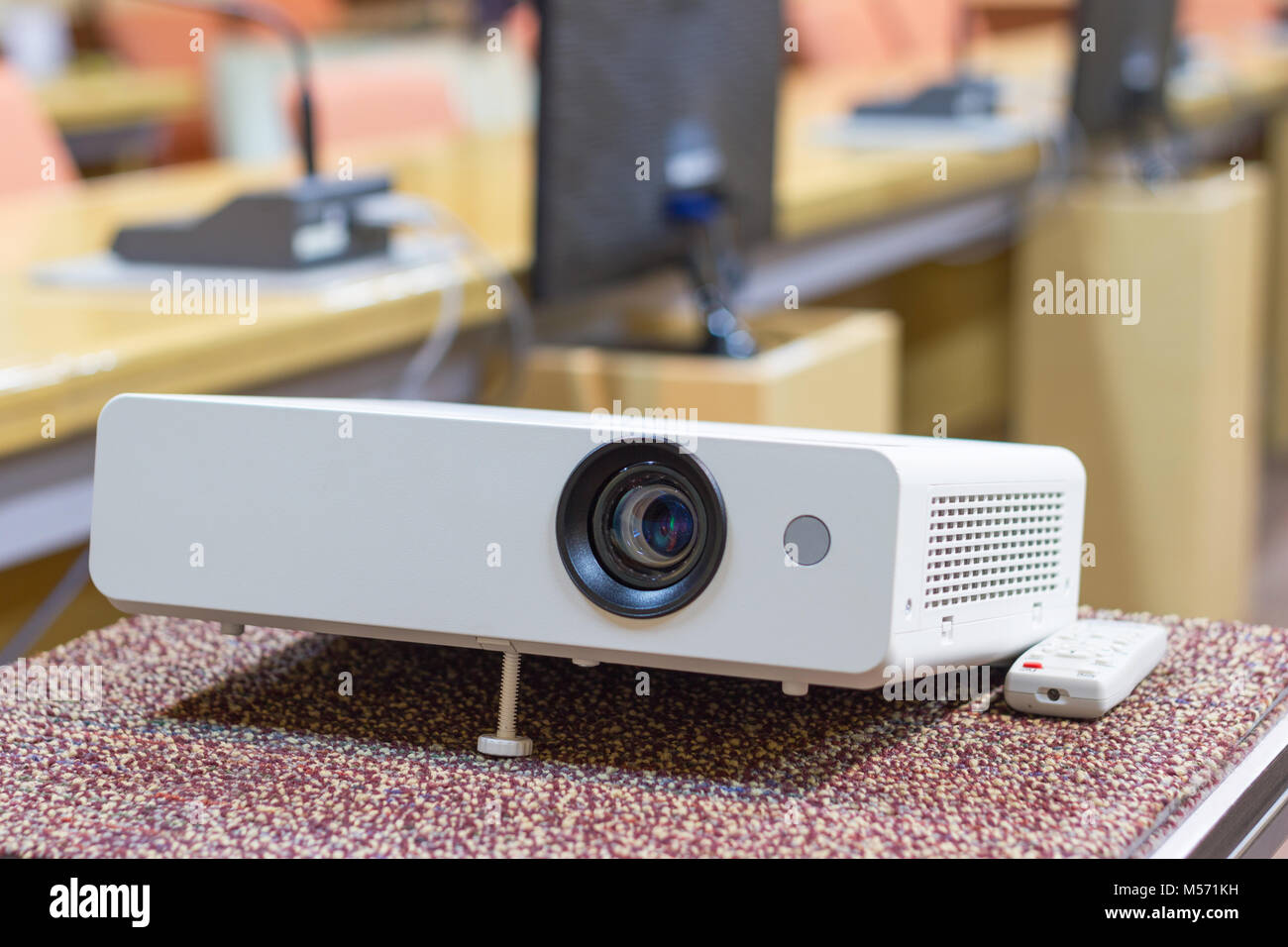 projector for presentations in a meeting room, Business Concept. Stock Photo