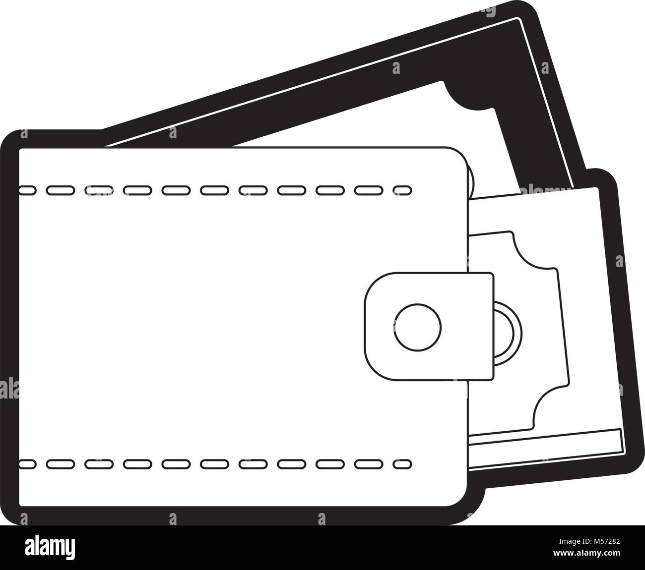 wallet vector illustration Stock Vector Image & Art - Alamy