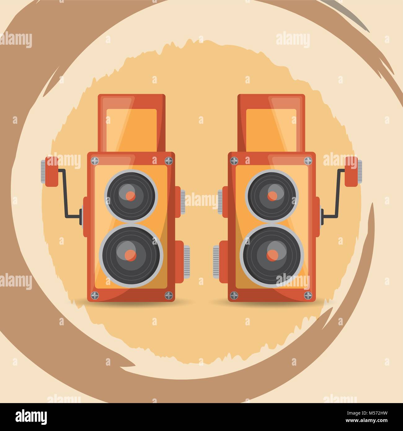 Retro cameras design Stock Vector Image & Art - Alamy
