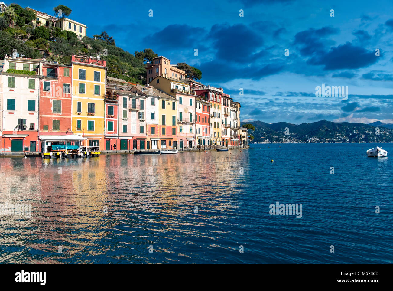 Portofino, a famous town on the Ligurian Riviera Stock Photo