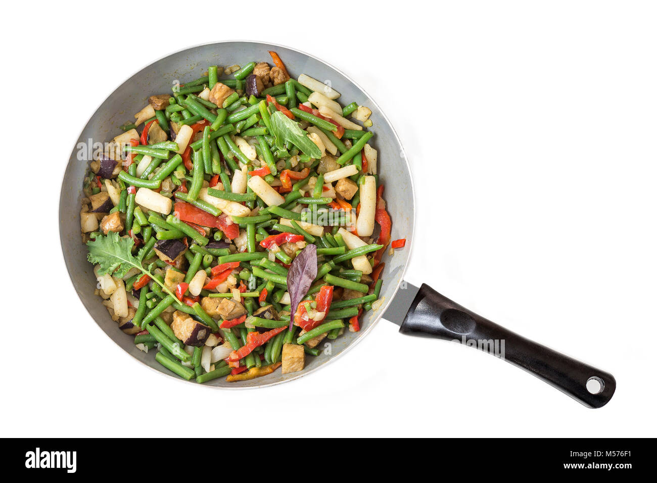 Homemade freshly roasted Mediterranean Roast vegetables with garlic