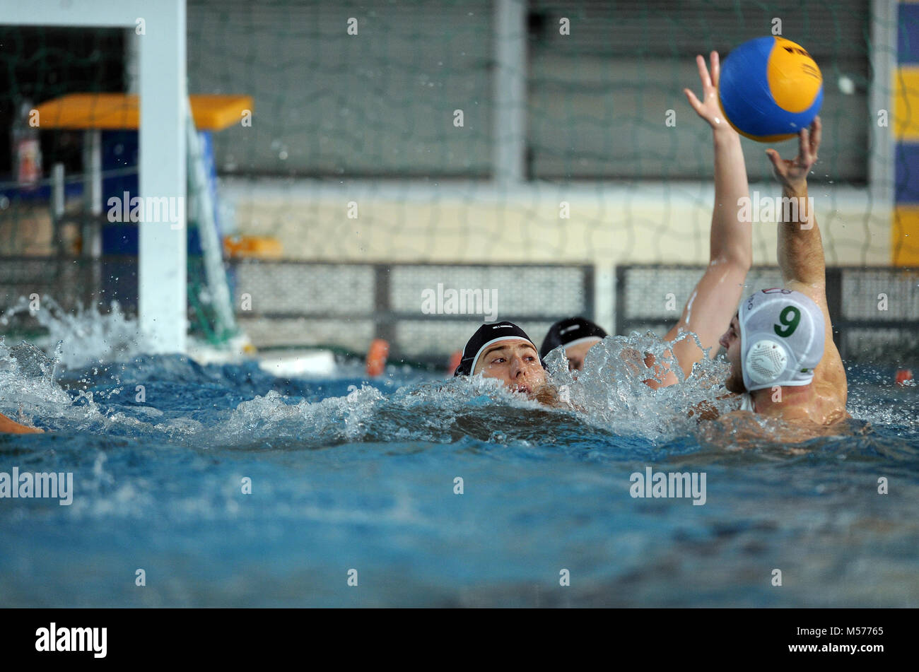 WARSAW, POLAND DECEMBER 08, 2015 Polish Waterpolo super league Legia