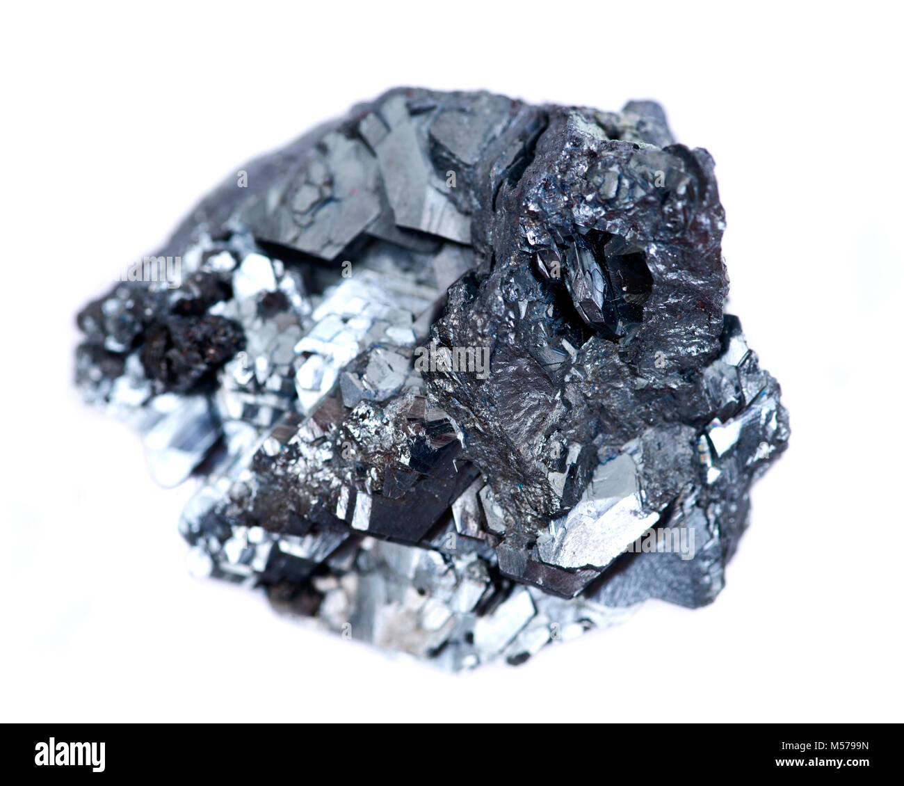 Unique bright and shiny metallic gray Hematite Formation From Utah