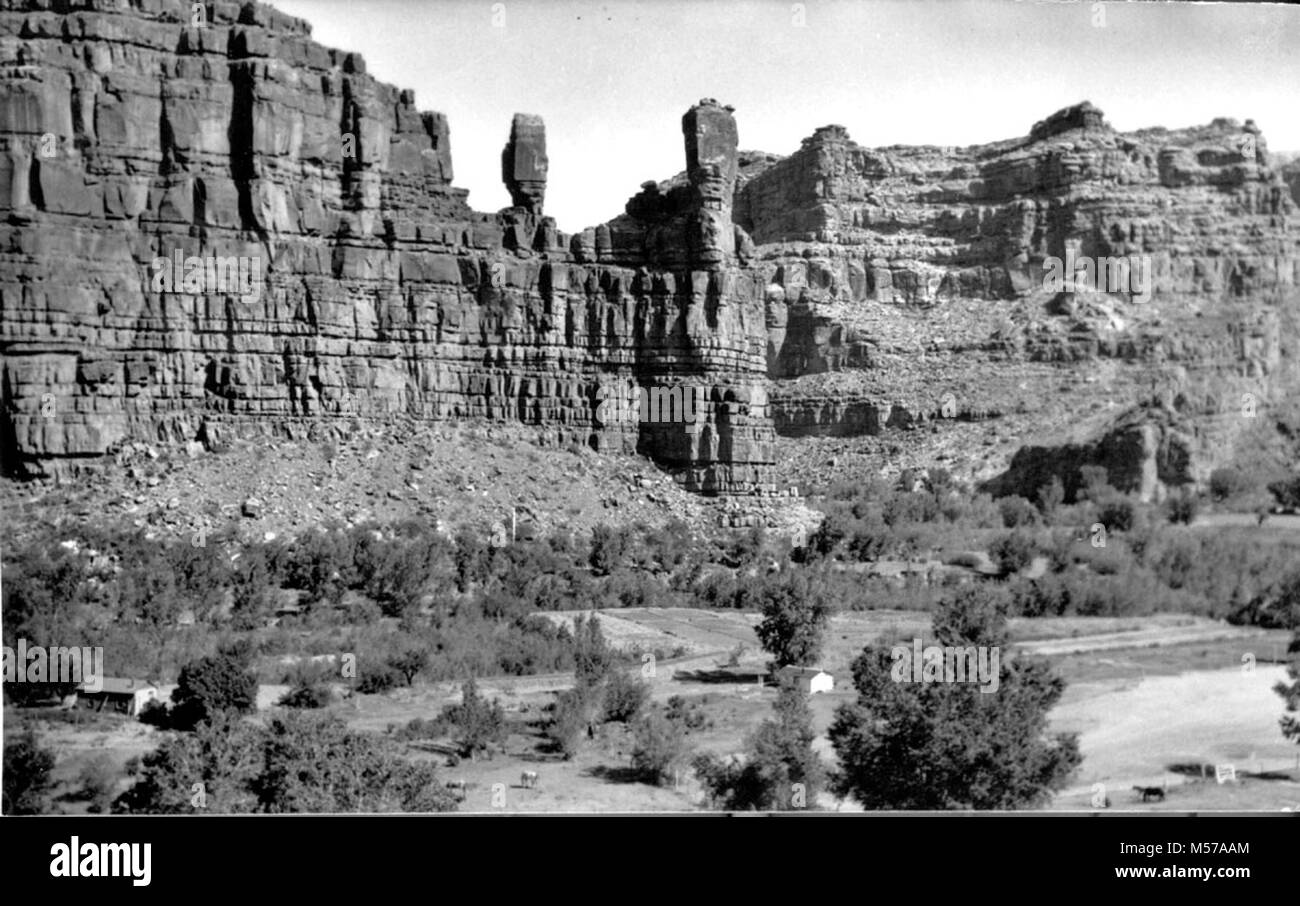 Grand Canyon Historic . ANOTHER VIEW OVERLOOKING THE SUPAI VILLAGE DEEP ...