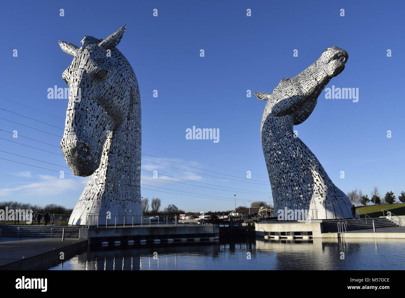 The Kelpies horse statues, Falkirk, Scotland Stock Photo Alamy