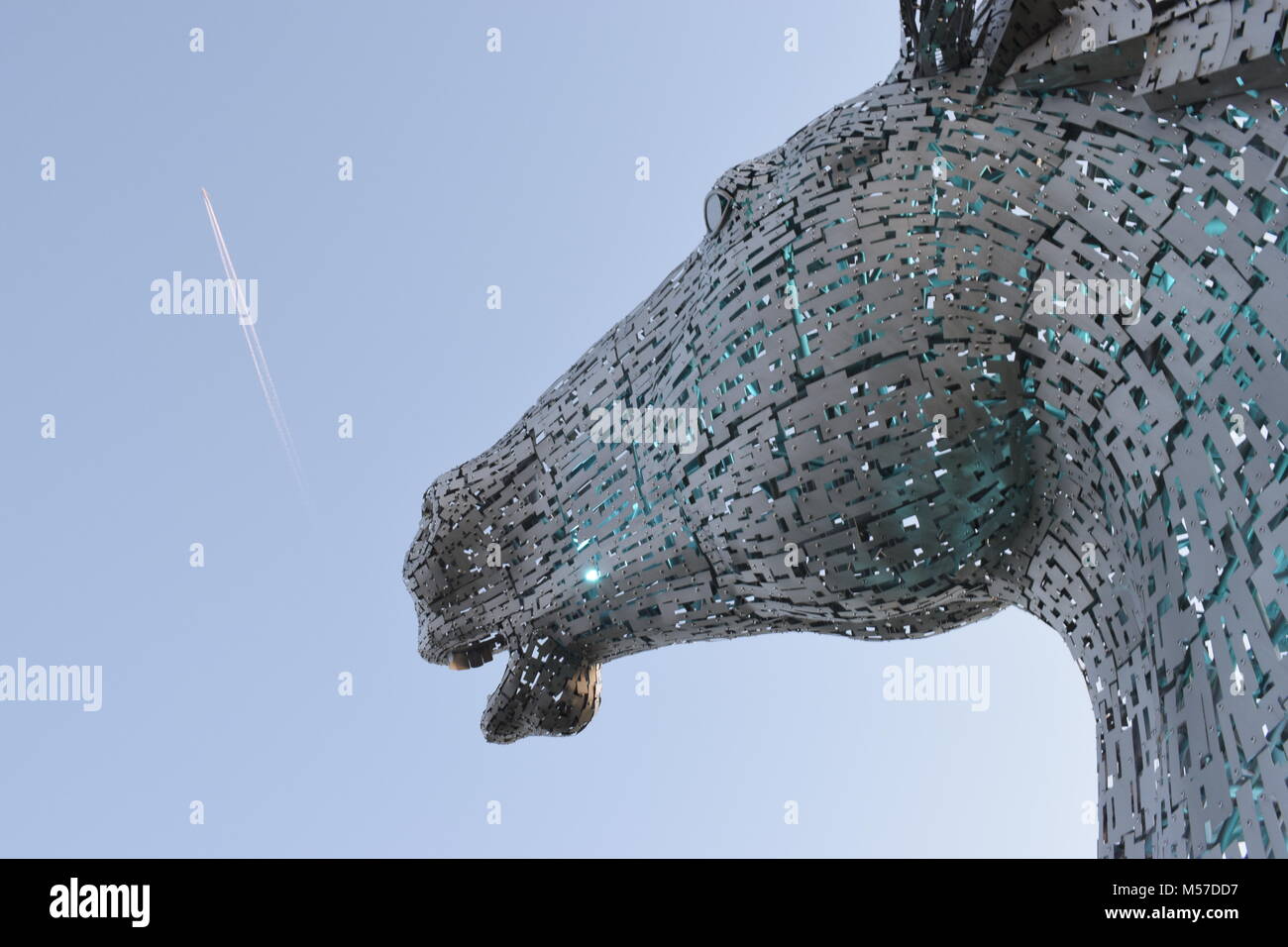 The Kelpies horse statues, Falkirk, Scotland Stock Photo Alamy