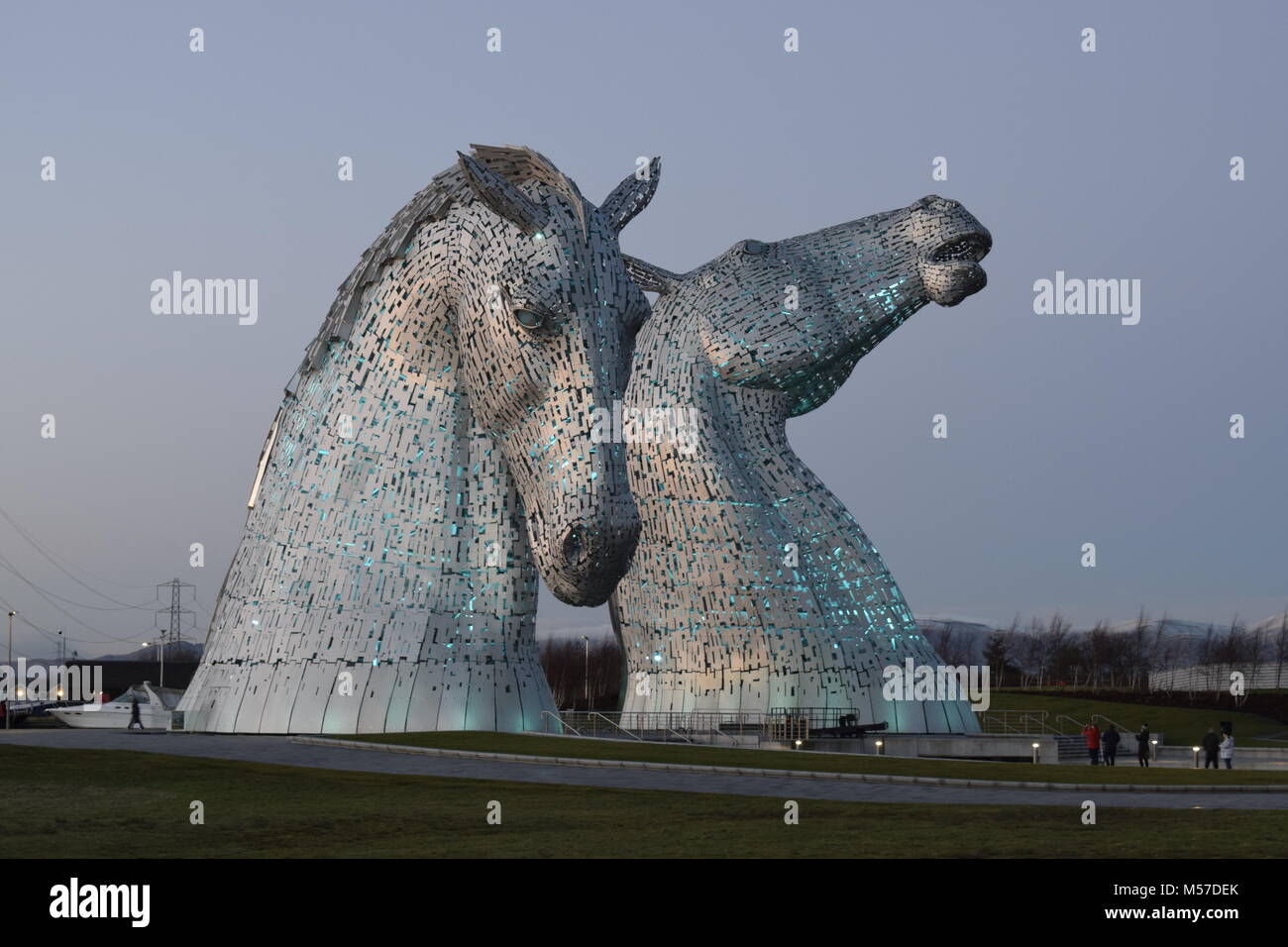 The Kelpies horse statues, Falkirk, Scotland Stock Photo Alamy