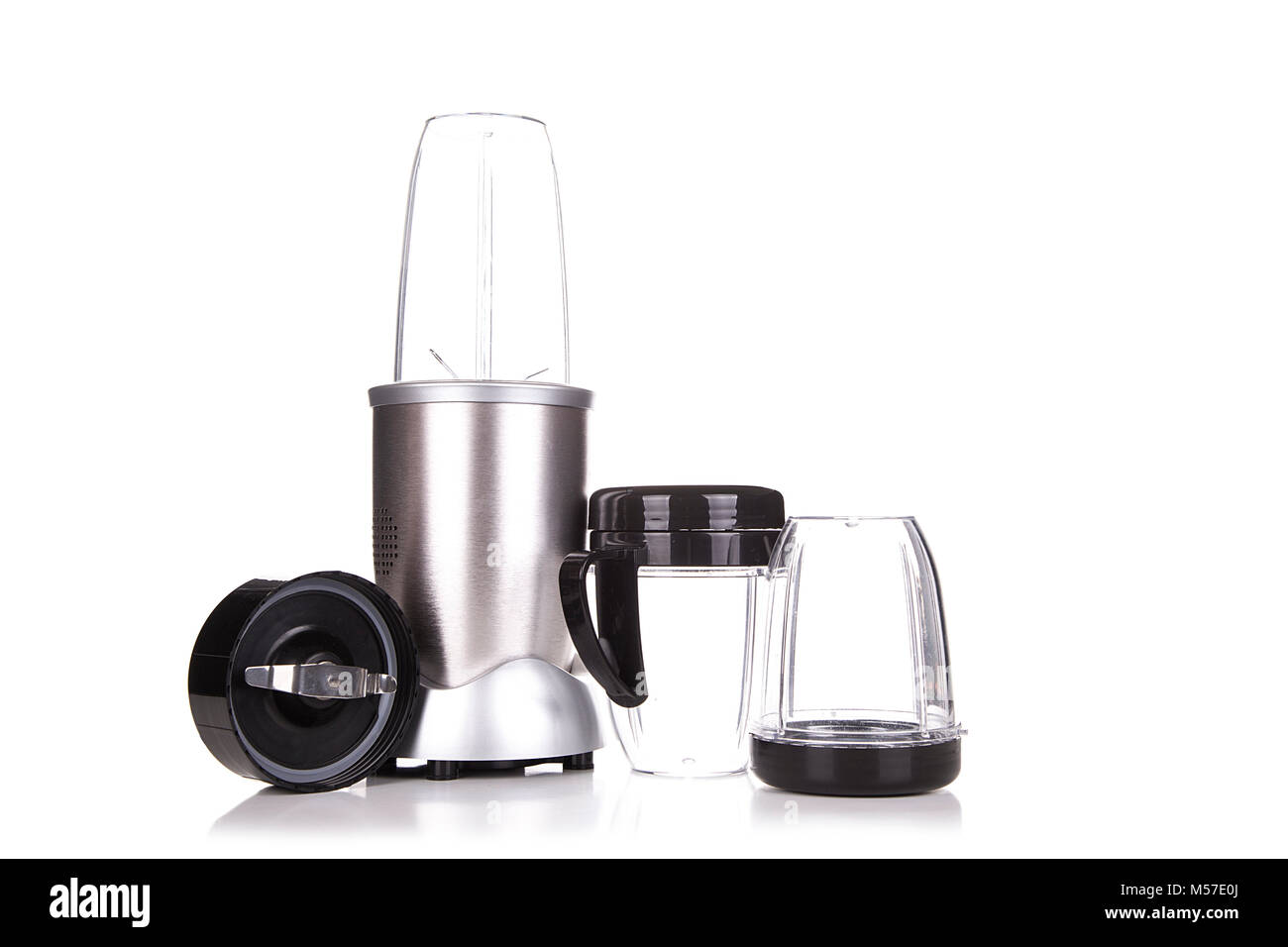 Electric blender. Kitchen appliance, equipment isolated on white Stock