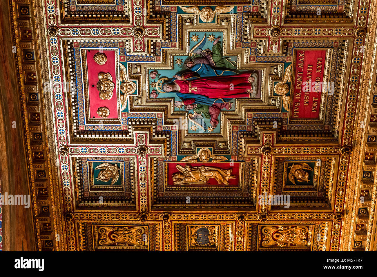 ROME, ITALY, JUNE 17, 2015 : interiors and architectural details of ...