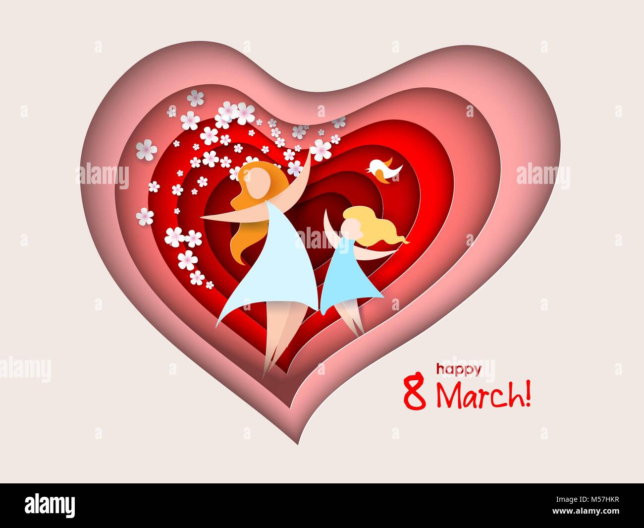 Happy Womens Day card Stock Vector Image & Art - Alamy