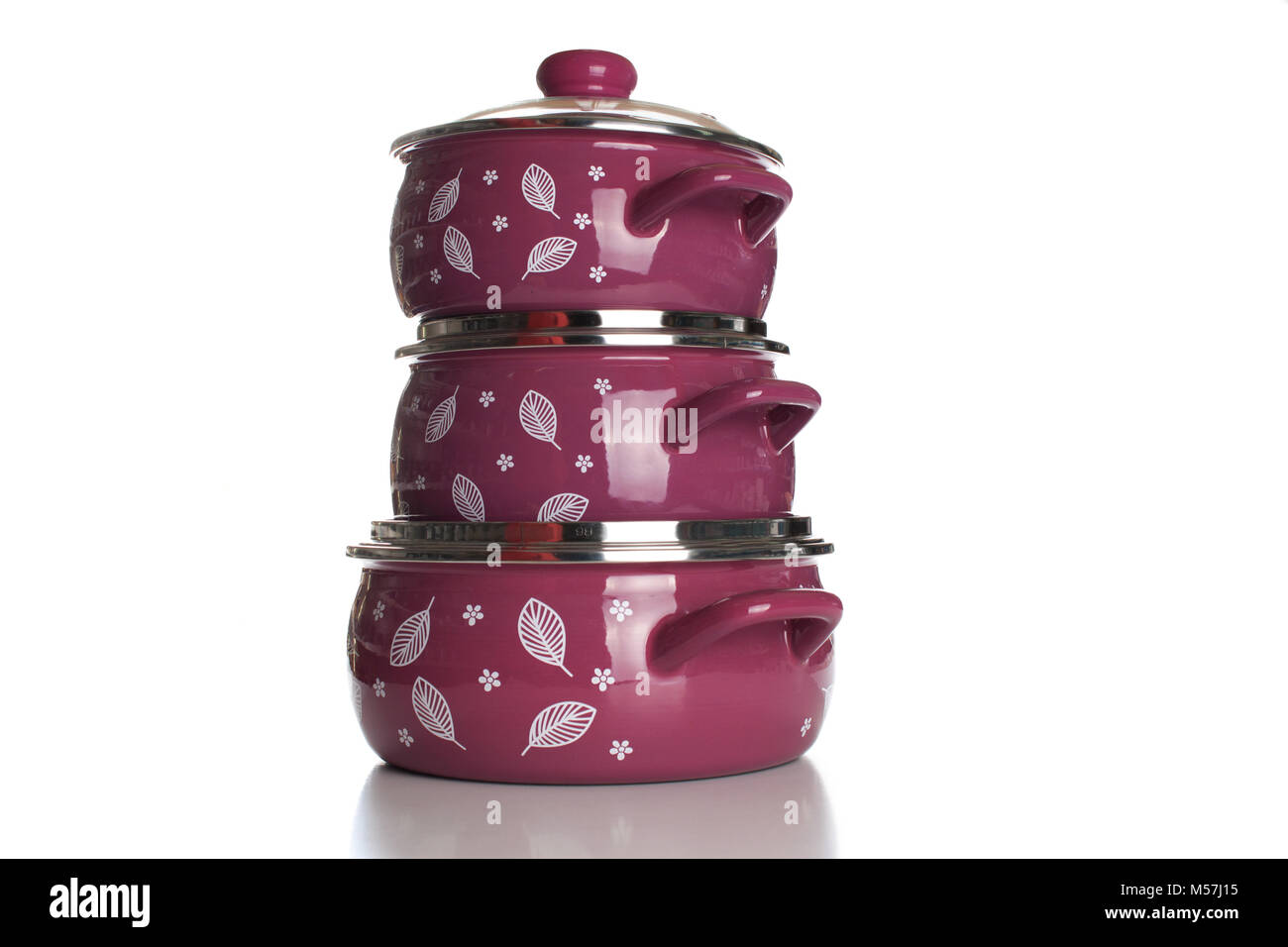 Dutch oven stacked pots cooking hi-res stock photography and images - Alamy